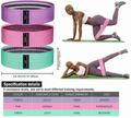 Resistance Bands Set for Women - 3 Loop Exercise Bands for Booty, Legs & Glutes Workout, Home Gym Fitness Bands