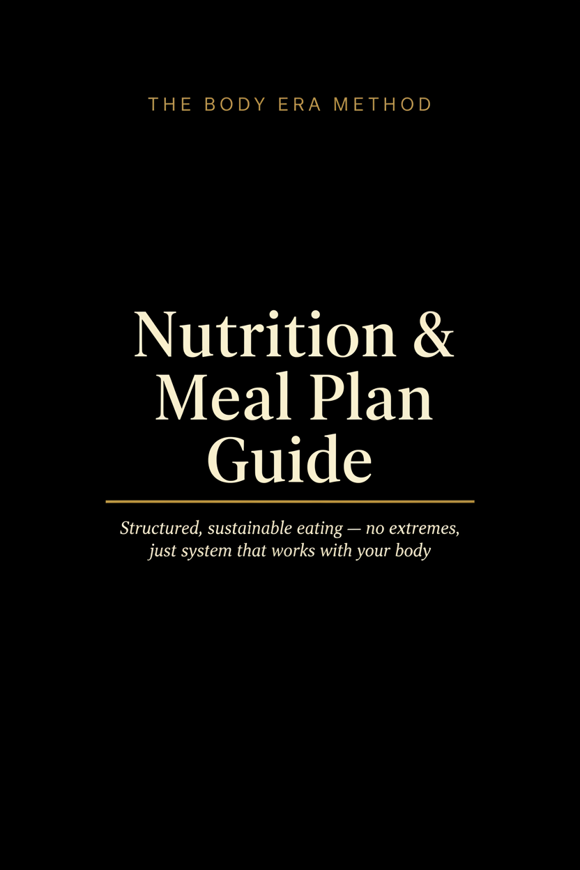 Nutrition & Meal Plan Guide Cover