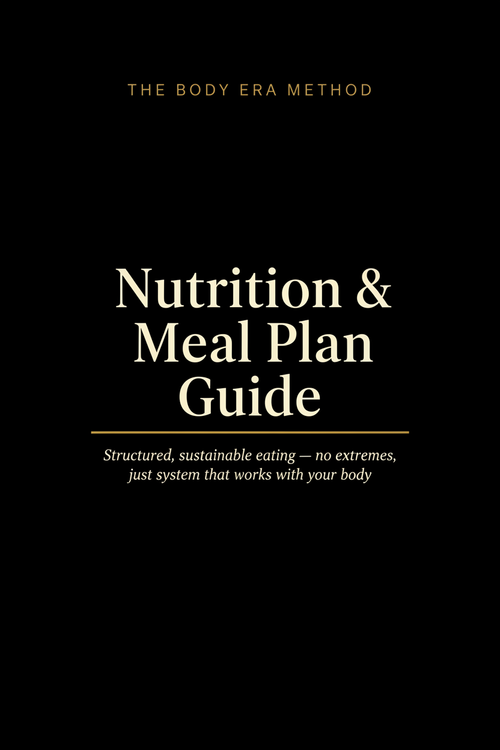 Nutrition & Meal Plan Guide Cover